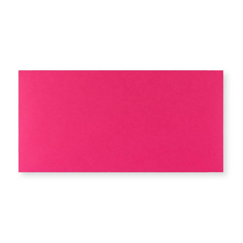 DL Fuschia Pink Gummed V-Flap Envelope (110 x 220mm)