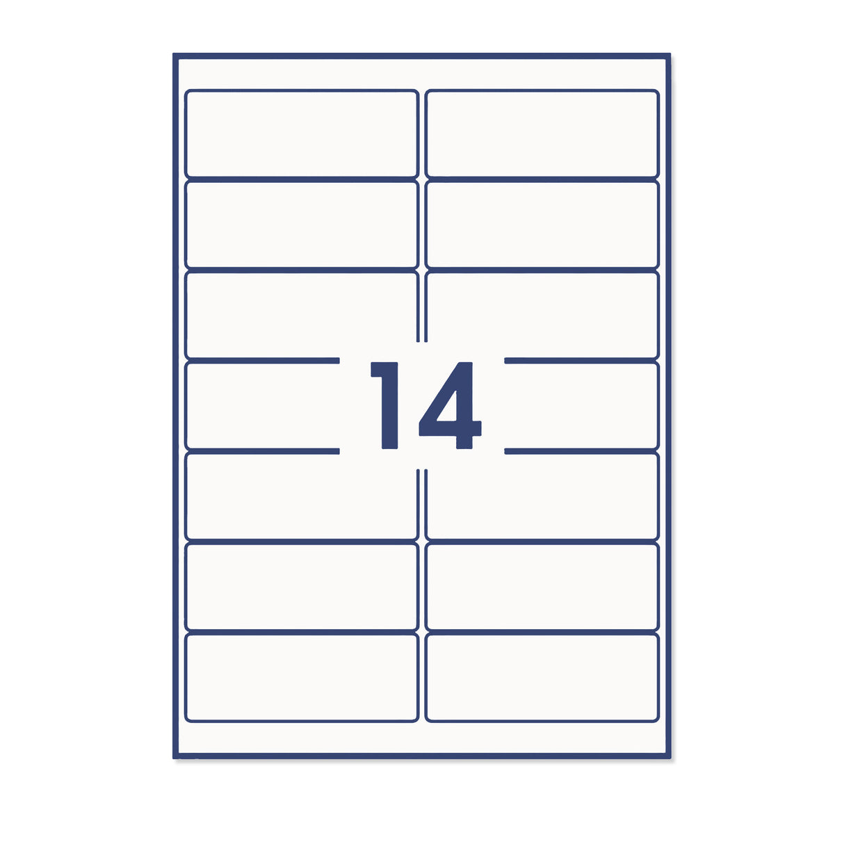 Pravokutne samoljepljive etikete