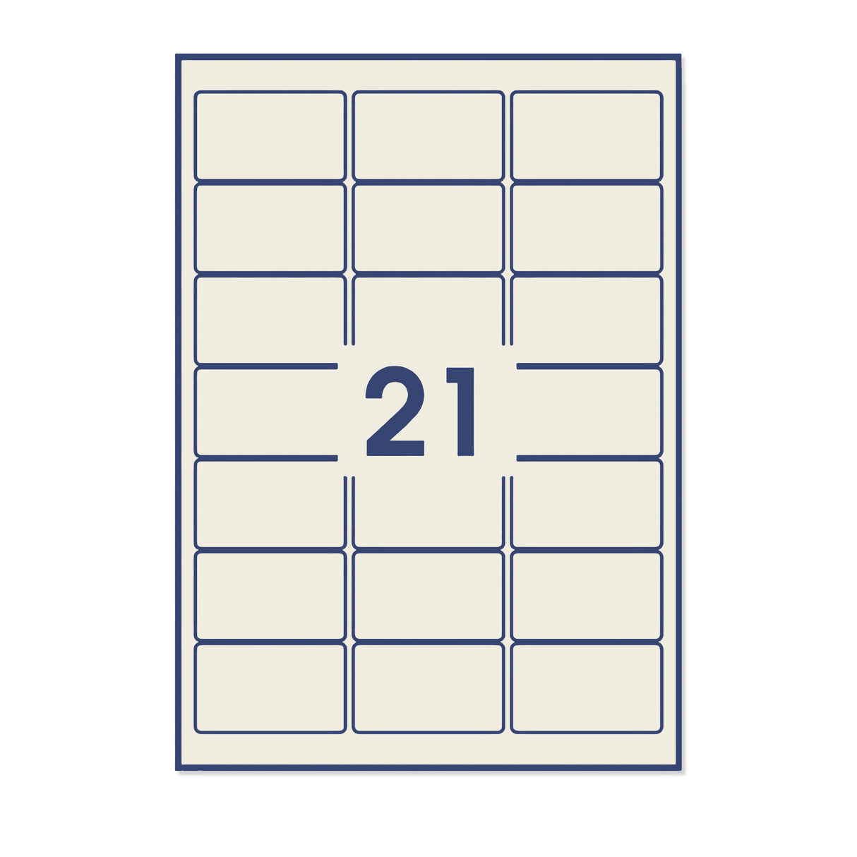 Pravokutne samoljepljive etikete