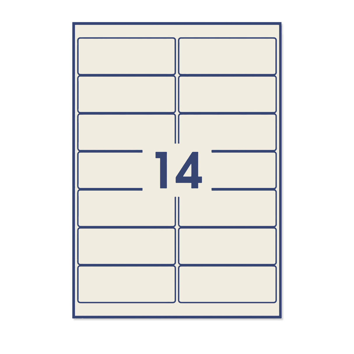 Pravokutne samoljepljive etikete