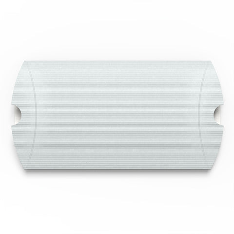 Corrugated Pillow Boxes Silver 229 x 162 mm (C5)