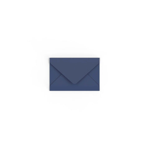 Navy Blue British Made Gummed V-Flap Envelope (62 x 94mm)