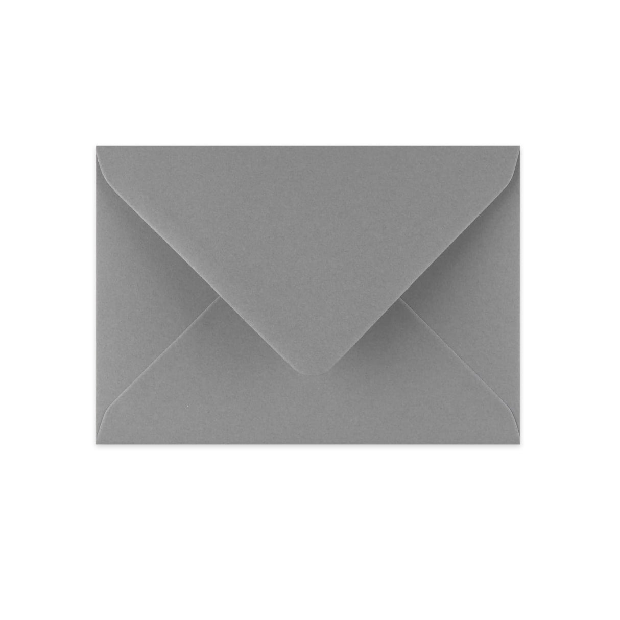 114x162mm C6 Tamno sivi novčanik V Preklop gumirani obični omotnice od 100 g/m2