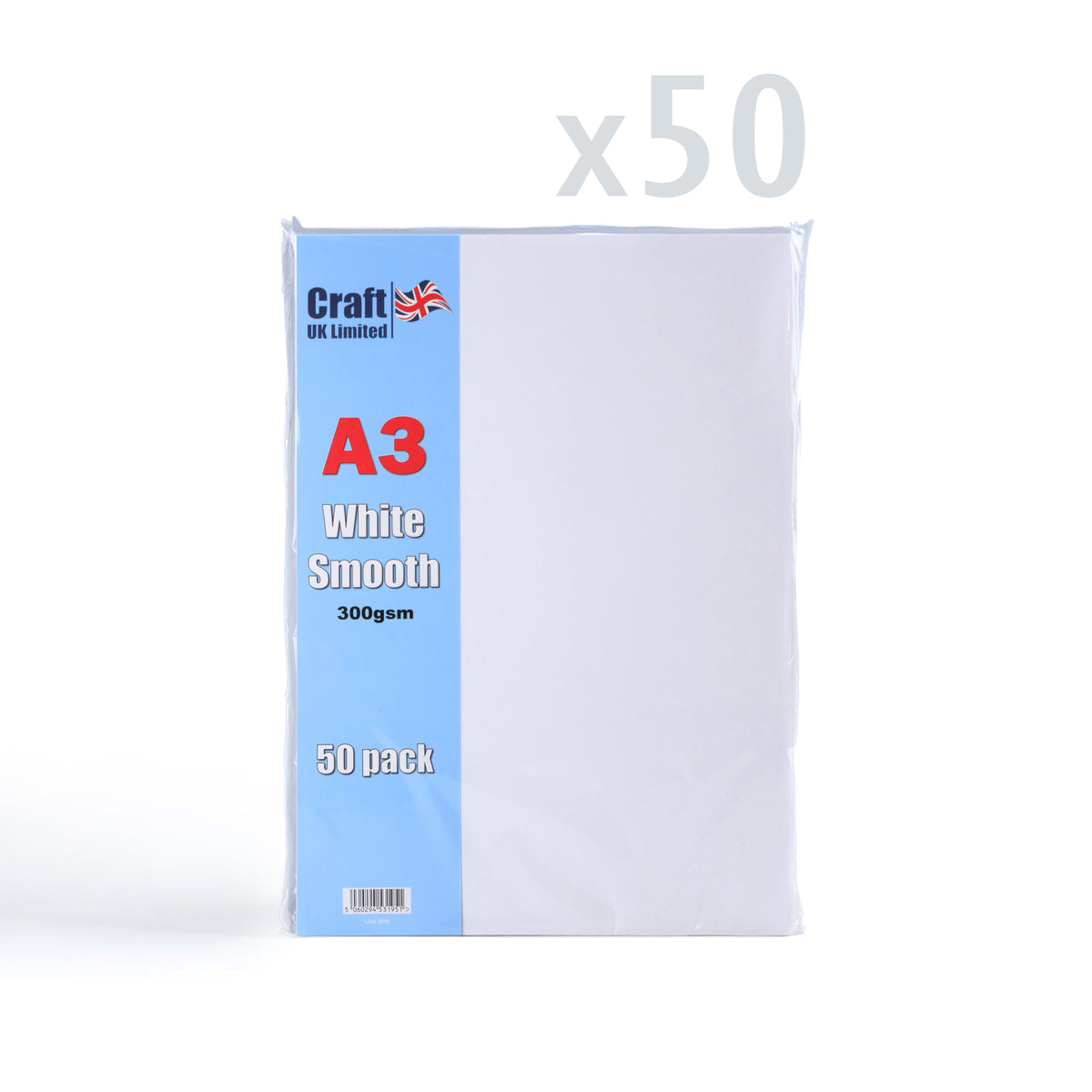 A3 Bijela Kartica 300 g/m² pakiranje od 50 komada