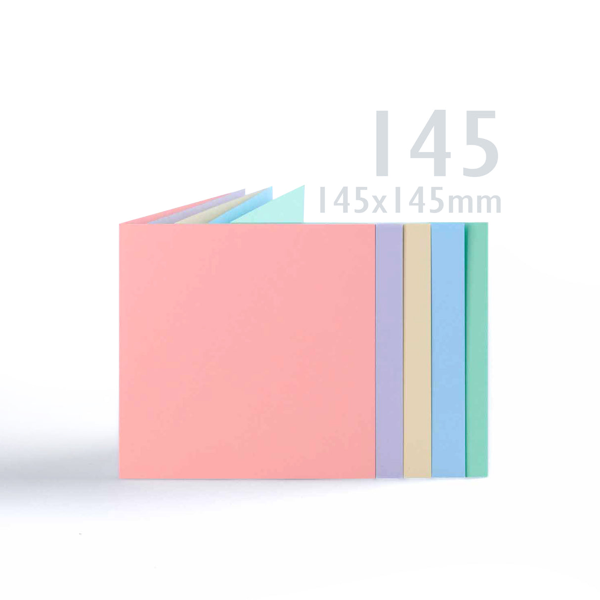 Asortiman pastelnih kartica 225 g/m² i kuverte 100 g/m²