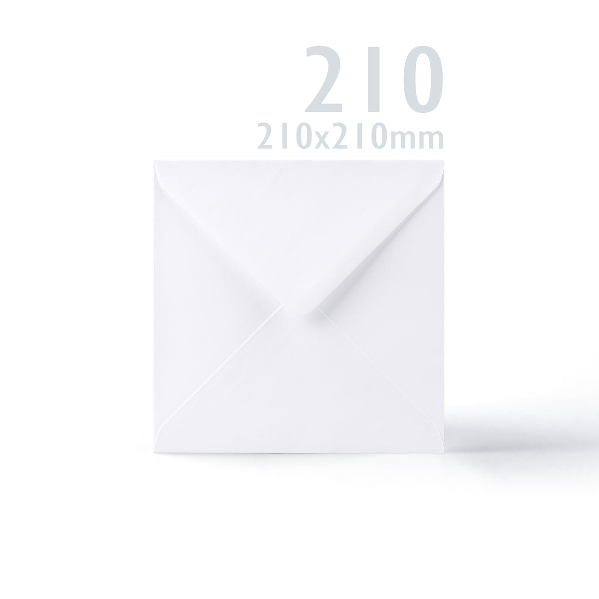 Set bijelih kartica 300 g/m² i omotnica 100g/m² s glatkom teksturom