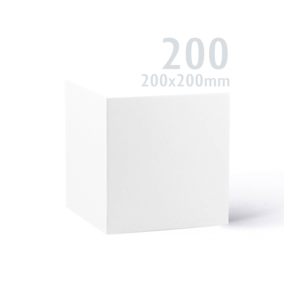 Set bijelih kartica 300 g/m² i omotnica 100g/m² s glatkom teksturom