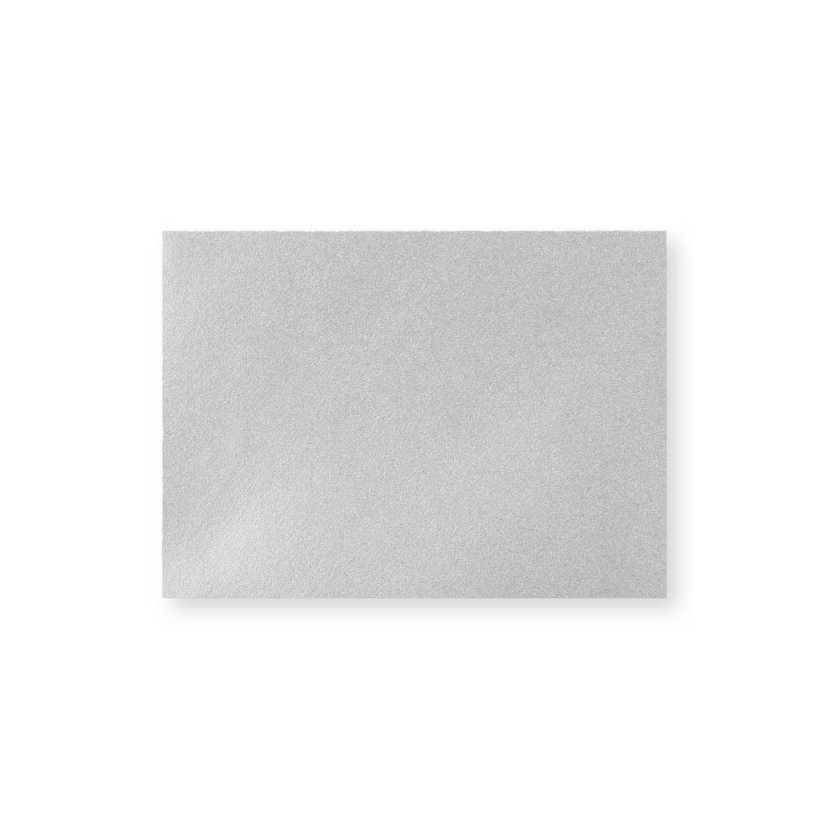 82x113mm C7 Metalik srebrna gumiran V preklop 100gsm omotnice