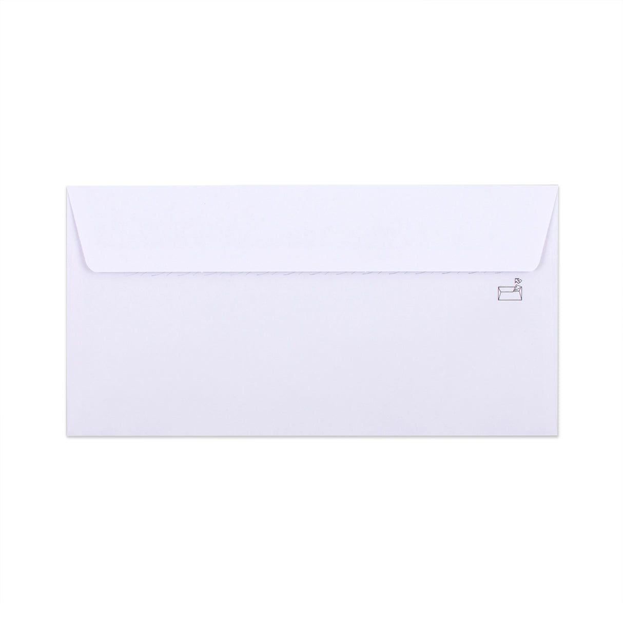 Bijela omotnica s unutarnjim tiskom – s prozorčićem 115x225 mm (DL+) 90gr/m²