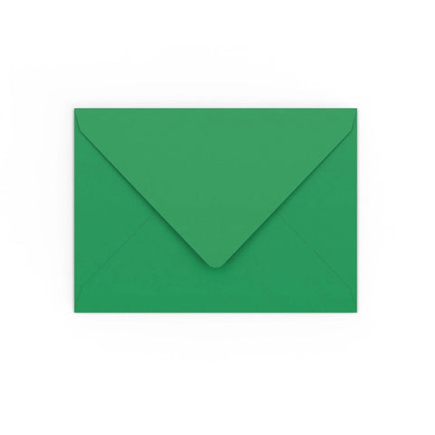 Dark Green Gummed V-Flap Envelope (133 x 184mm)