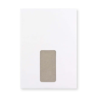 Bijela Omotnica s Kartonskom Stražnjicom - Prozorčić 229x162 mm (C5)