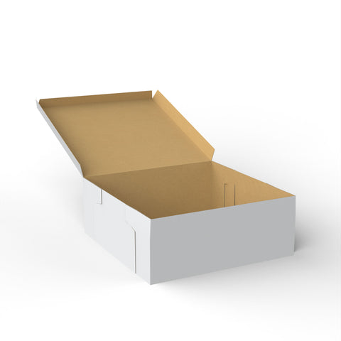 White Cardboard Boxes White 200 x 200 x 80 mm