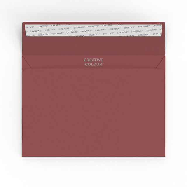 Creative Colour Peel & Seal Envelopes Bordeaux 162 x 229 mm (C5)
