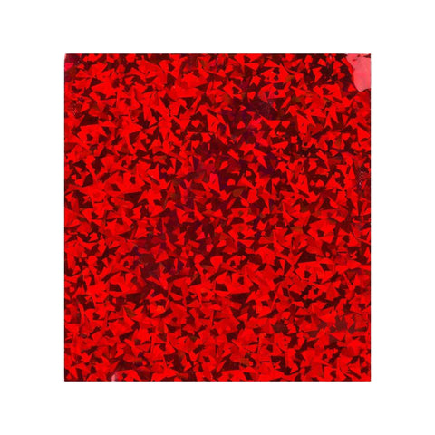 Holographic Finish Foil Bags Holographic Red 165 x 165 mm