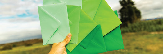 Green envelopes