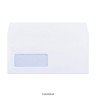 110x220mm DL Prozor za samobrtvljenje bijelog novčanika 90gsm Neprozirne omotnice