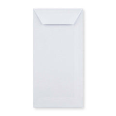 220x110mm DL White Pocket Gummed 90gsm Opaque Wove Envelopes