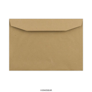 162x229mm C5 Manila novčanik gumiran obična 80gsm tkane omotnice