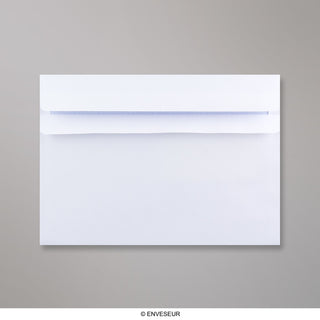 162x229mm C5 Bijeli novčanik Samozapečaćene 90gsm neprozirne omotnice