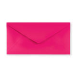 110x220mm DL FUSCHIA PINK WALLET GUMMED PLAIN 100GSM