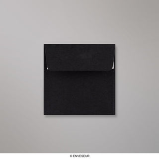 100x100mm crna kvadratna kora i brtvljenje 120 g/m2 omotnica