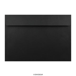 229x324mm C4 Crni novčanik oguliti i zatvoriti 120 g/m2 omotnice