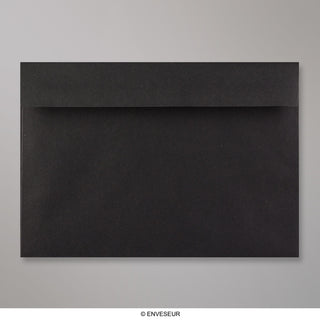 162x229mm C5 Crni novčanik oguliti i zatvoriti 120 g/m2 omotnice