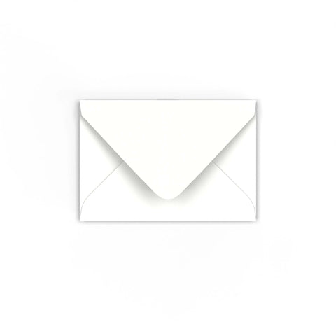 White Gummed Greeting Card Envelope (65 x 94mm)