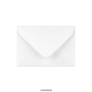 70x100mm WHITE WALLET GUMMED PLAIN 100GSM WOVE