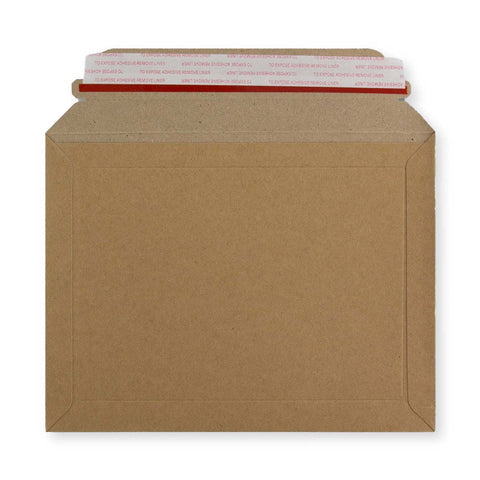 Manila Brown Peel & Seal Rigid Board Mailers Envelope (180 x 235mm)
