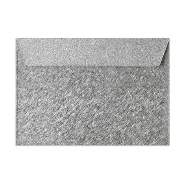 Textured Envelopes Silver 162 x 229 mm (C5)