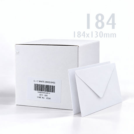 Bijele Kuverte 100 g/m² pakiranje od 200 komada