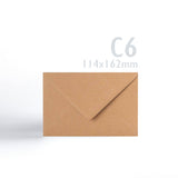 Kraft Kuverte 110 g/m² pakiranje od 150 komada
