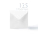 White Smooth Cards & Envelopes Pack White 130x130 mm + 125x125 mm