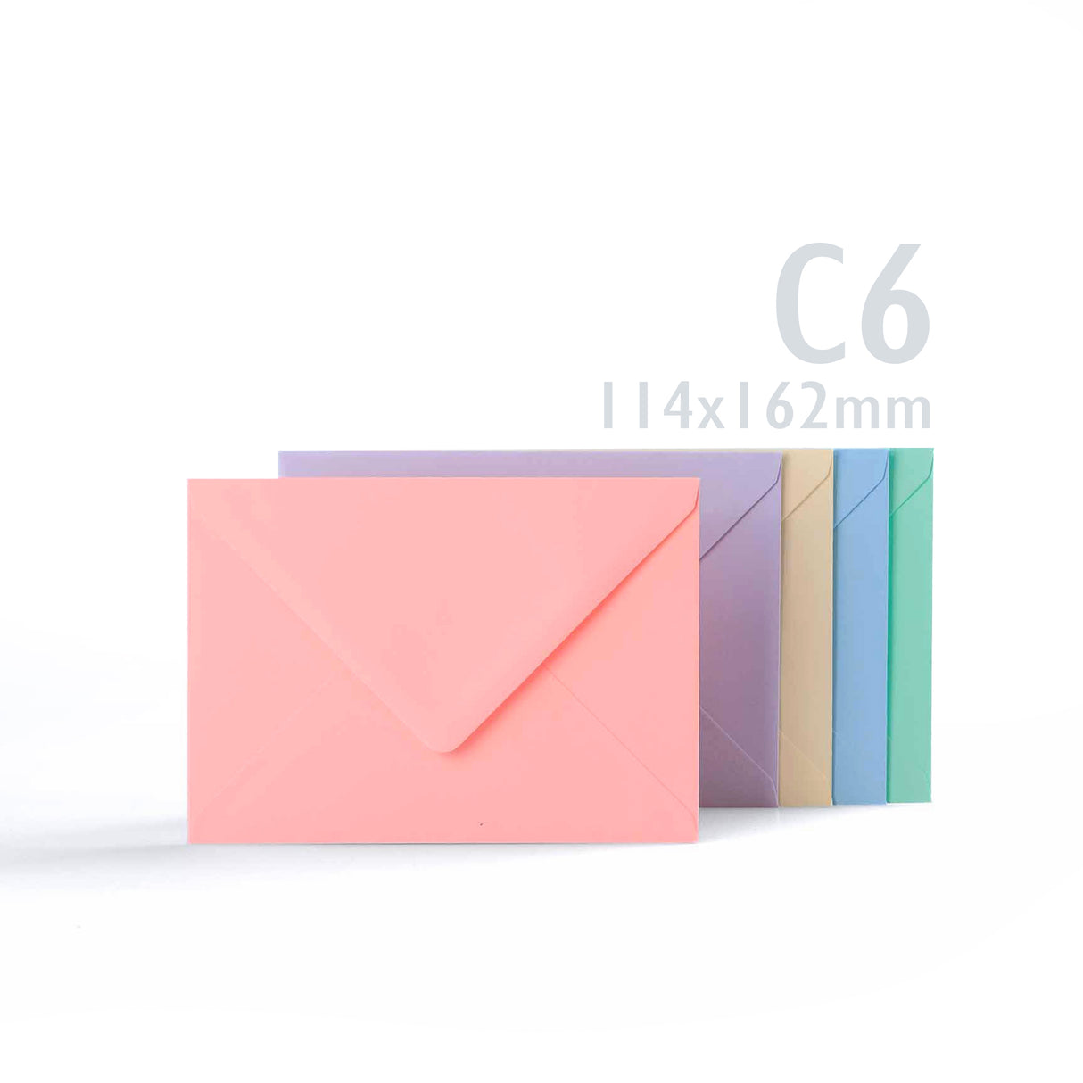 Asortiman pastelnih kartica 225 g/m² i kuverte 100 g/m²