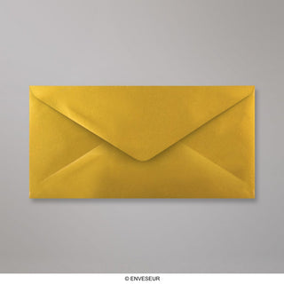 110x220mm DL metalni zlatni novčanik gumiran obična 100gsm tkane omotnice