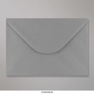 162x229mm C5 Tamnosivi novčanik V Preklop gumirane obične omotnice od 120 g/m2