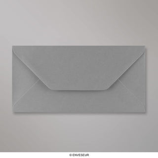 110x220mm DL tamno sivi novčanik V Preklop gumirane obične omotnice od 120 g/m2