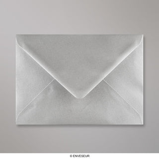 133x184mm metalni srebrni novčanik gumiran obična 100gsm tkane omotnice