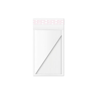 Corrugated Bag Mailers White 165 x 100 mm