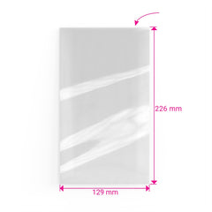 Cello Bags (Open Top) Clear 226 x 129 mm