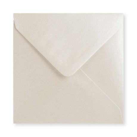 130x130mm Oyster Lustre Square Gummed Plain 90gsm tkane omotnice