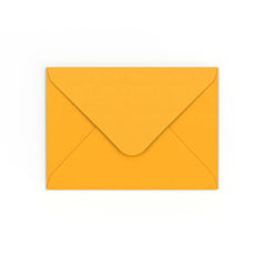 125x175mm Tamno žuta 120 g/m2 gummed V omotnice novčanika s preklopom