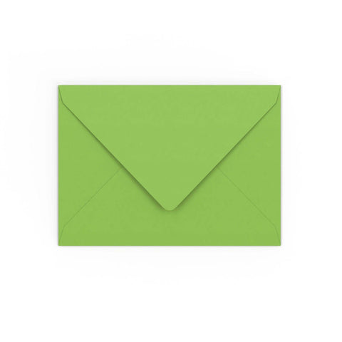 Mid Green Gummed V-Flap Envelope (133 x 184mm)