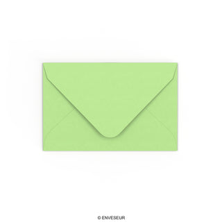Blijedozelene omotnice 65 x 94 mm 120 g/m2