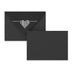 Valentine's Coloured Envelope (Heatbeat Design) Black 114 x 162 mm (C6)