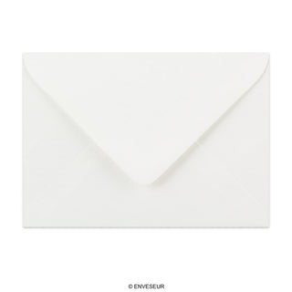 114x162mm C6 bijeli položeni novčanik gumed obične omotnice od 100gsm