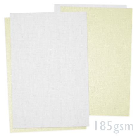 Papir s lanenom teksturom 185g/m²