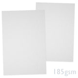 Bijeli rebrasti papir 185g/m²