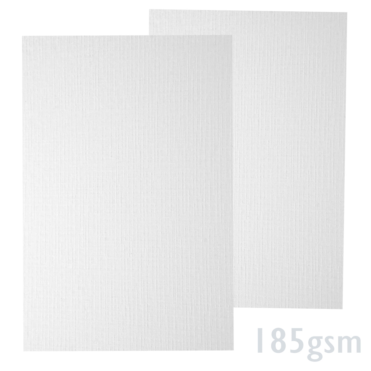 Bijeli papir s rebrastom teksturom 185g/m²